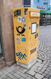 Anti Sticker Beschichtung Briefkasten